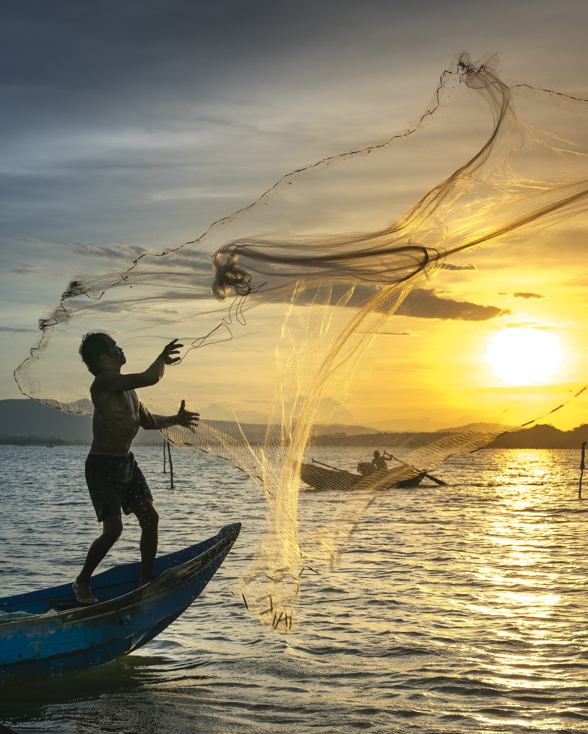 Ancient fishing practices as part of the tangible and intangible cultural heritage of the oceans (Source: Pixabay, 2018).